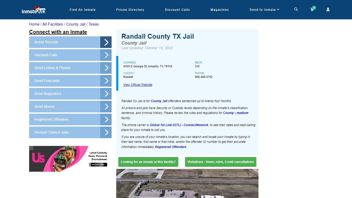 Randall County TX Jail - Inmate Locator - Amarillo, TX